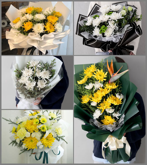 贵州六盘水六枝特区银壶街道白事花束代送